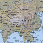 A map showing China-India geography Photo Credit: CIA Factbook 