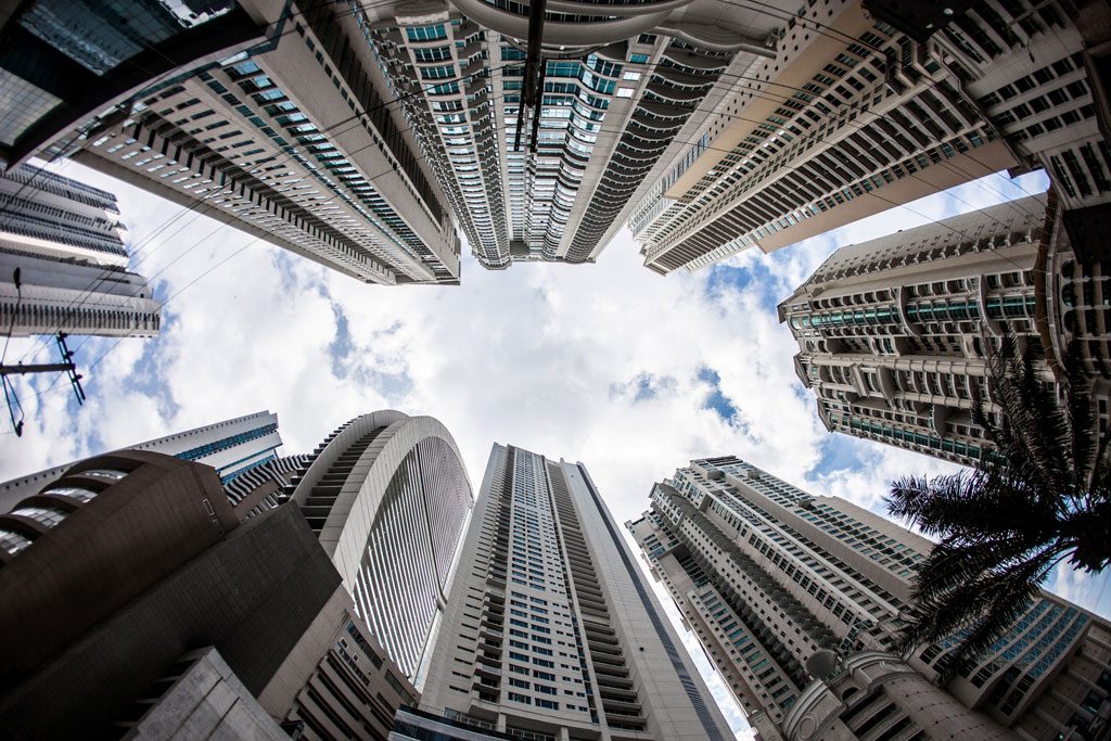 High rises and hotel buildings in Punta Pacifica, Panama City, Panama. Photo: World Bank/Gerardo Pesantez