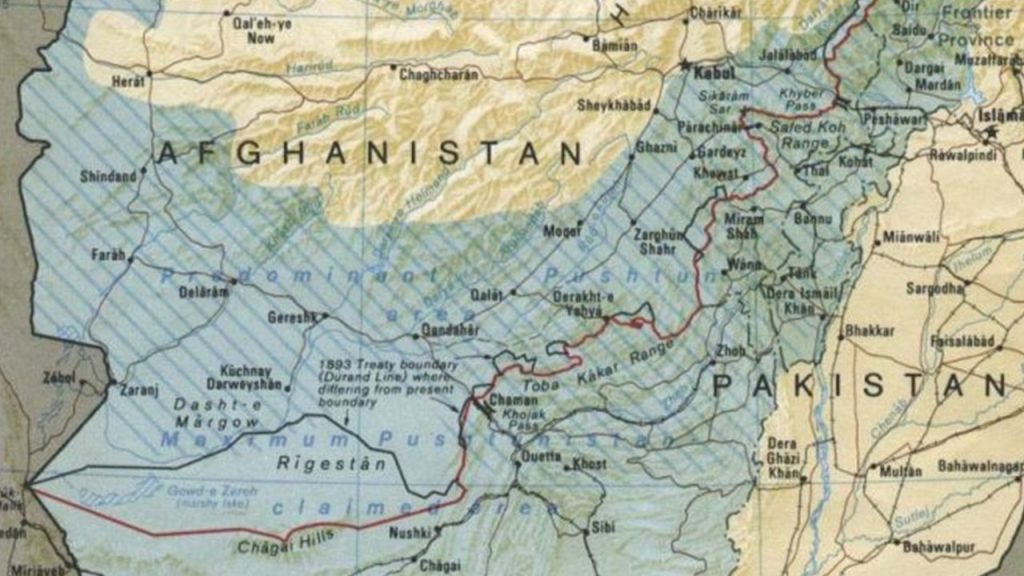 Pakistan-Afghanistan map